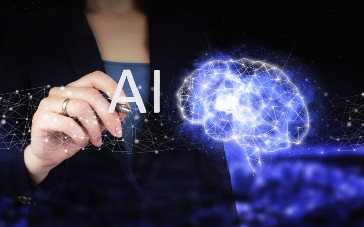 Ilustración conceptual sobre ciberseguridad y sistemas automatizados de inteligencia artificial en entornos empresariales.